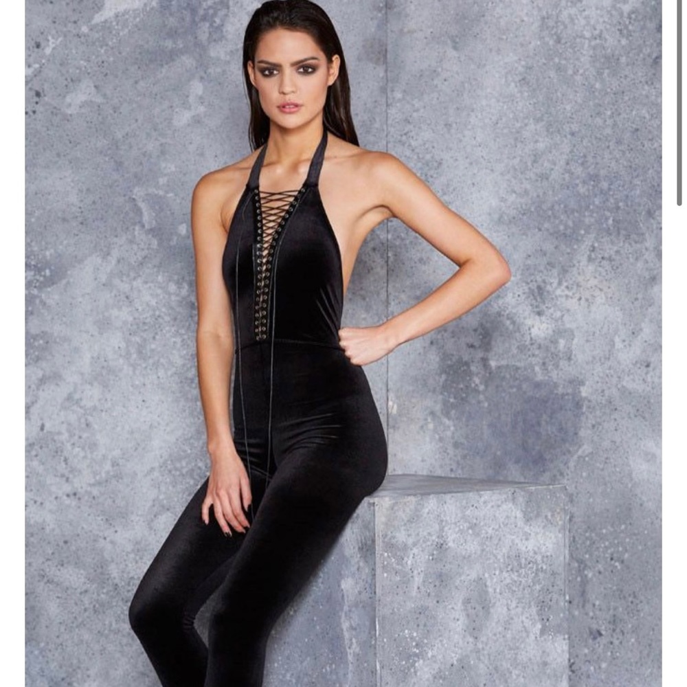 The Bound Velvet Catsuit - Limited by Black Milk Clothing